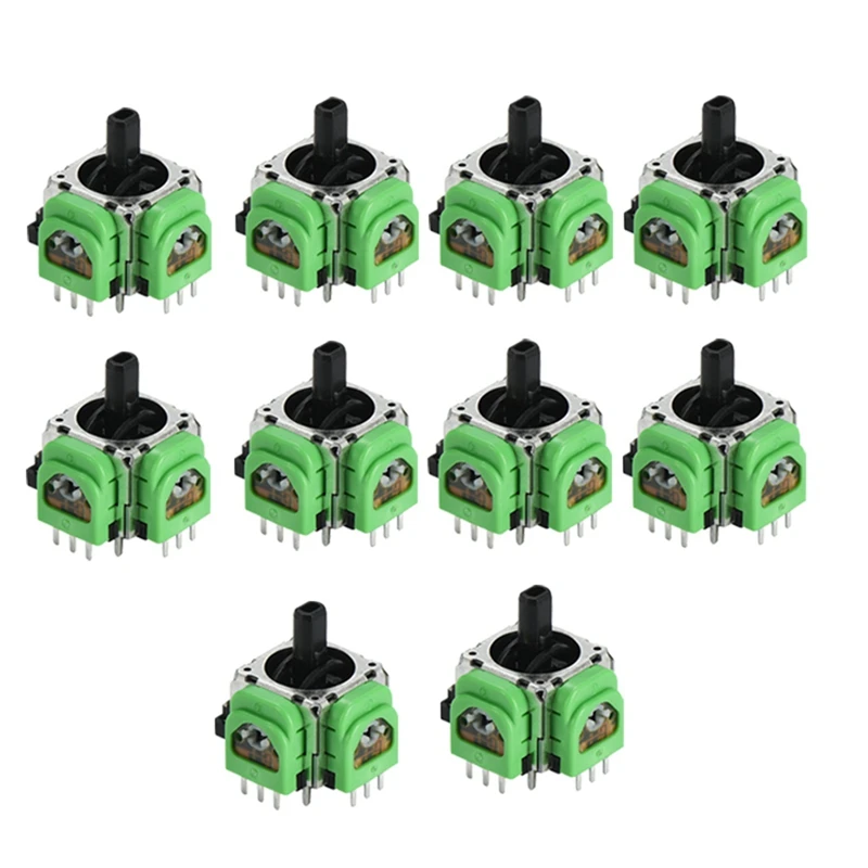 RISE-10PCS For PS5 Hall Electromagnetic Joystick Gen 3 Adjustable Hall 3D Joystick For PS5 Game Console Repair Accessories