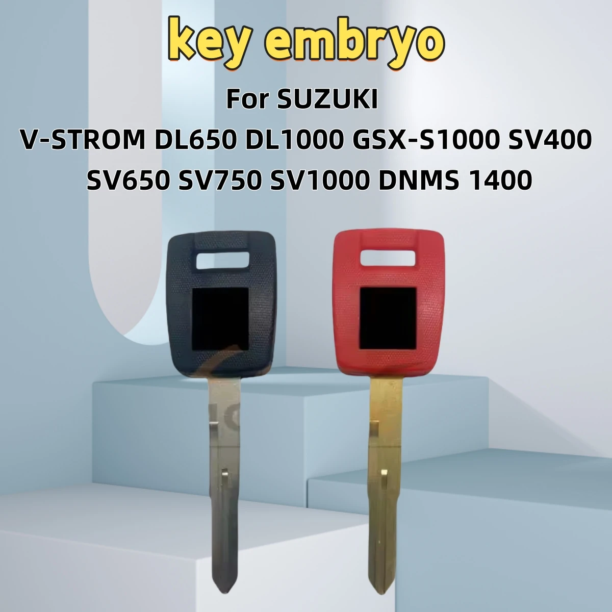 Пустой ключ для мотоцикла, замена необрезанных ключей для SUZUKI V-STROM DL650 DL1000 GSX-S1000 SV400 SV650 SV750 SV1000 DNMS 1400.