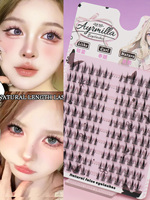 1/box 140 Bundles Mink False Eyelashe Natural Russian 3D laes Individual Eyelash extension cluster makeup tool wholesale lashes