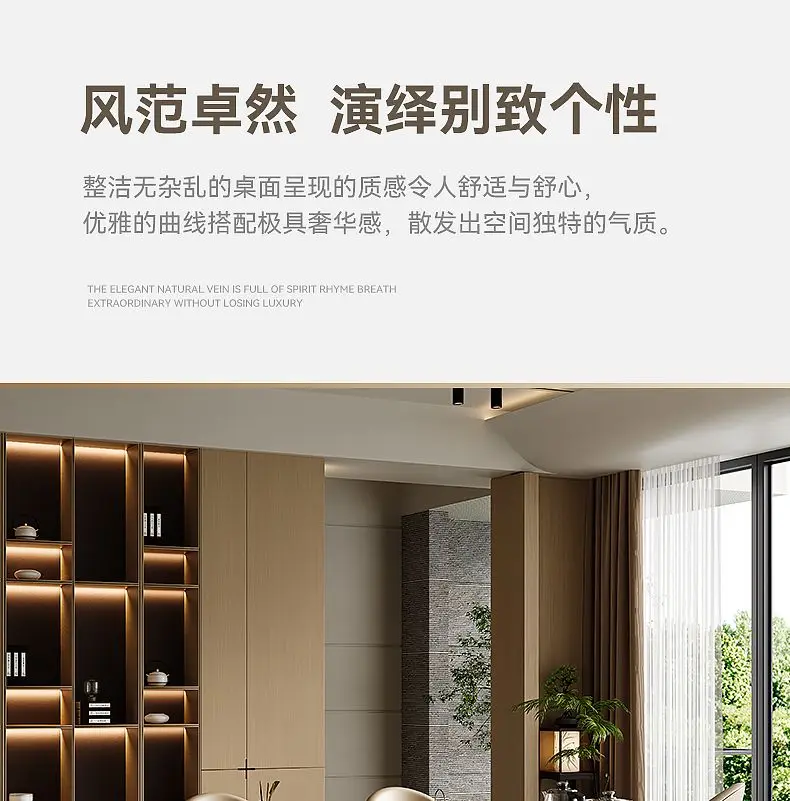 Steinplatten-Teetisch, integrierter Teetisch für den Haushalt, Wohnzimmer, hochwertiger Teetisch mit fließendem Wasser