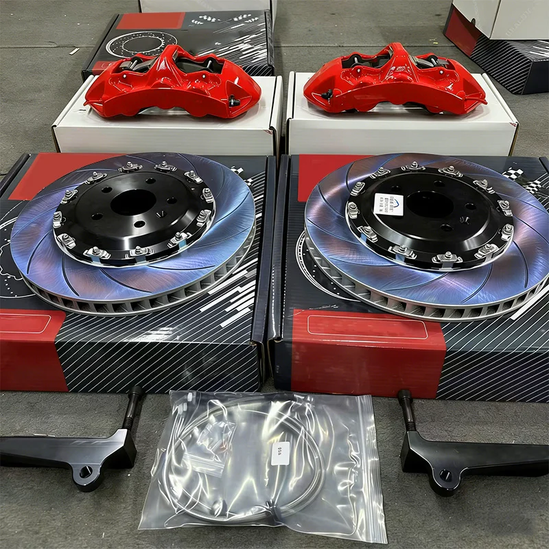 GT6 6Pot Brake Caliper Kit with Floating Screws, Factory Custom Auto Brake Upgrade Parts