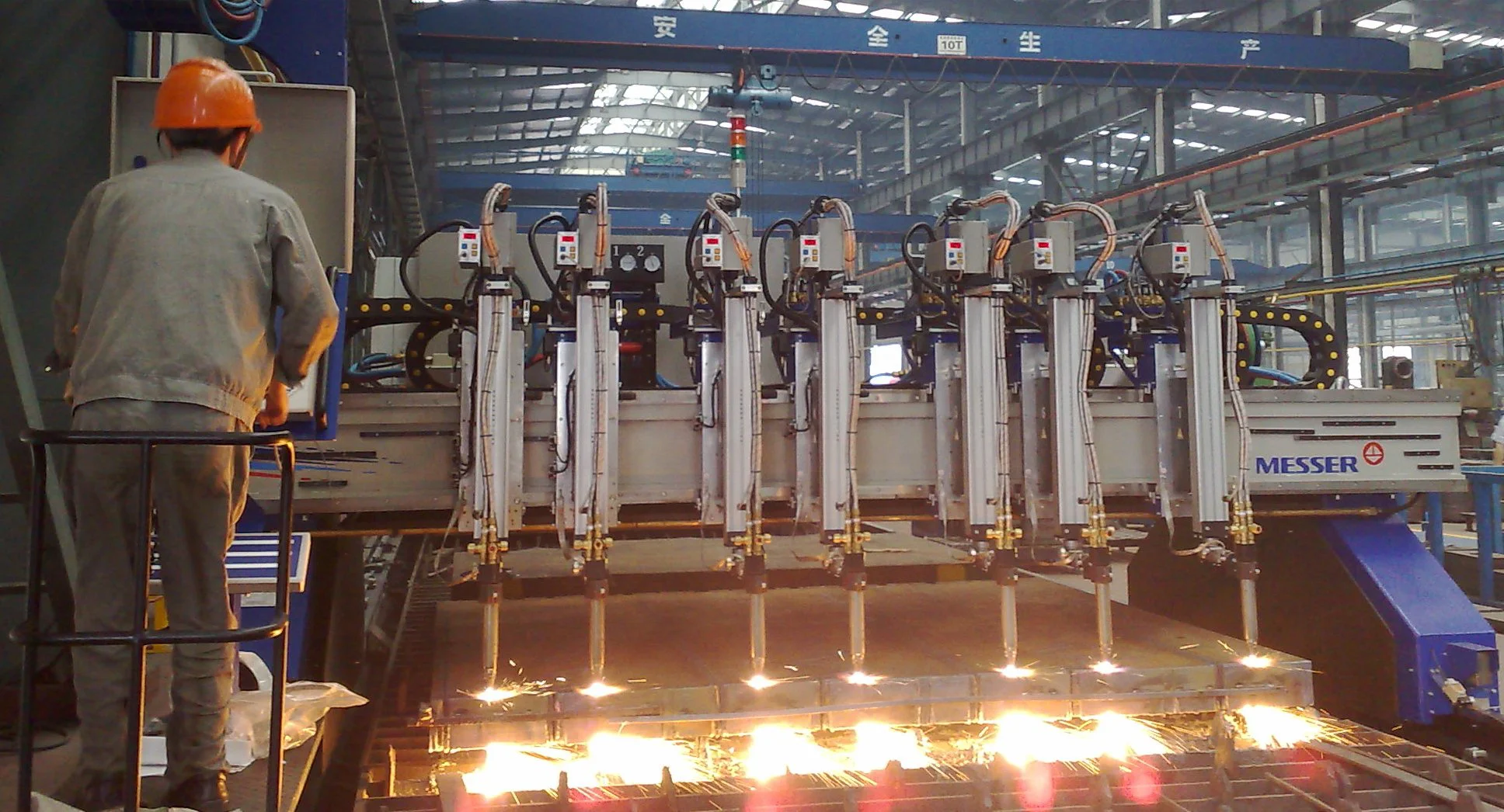 Messer OmniMat T Gantry Type Automatic CNC Gas Cutting Machine