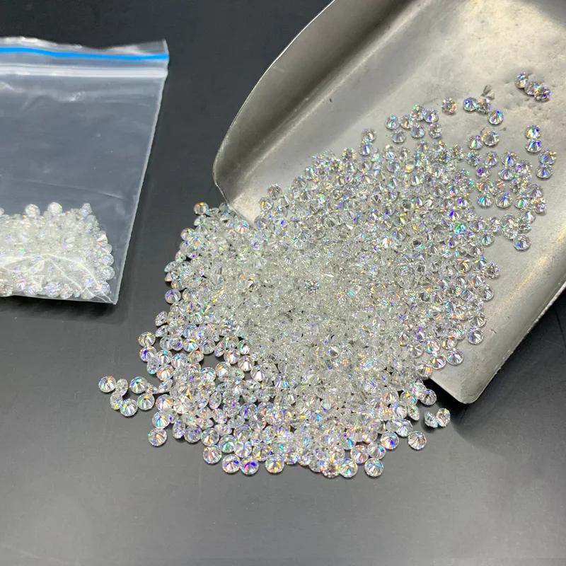 

Round Moissanite 4mm Black 300pcs White 300pcs Sample / Freight