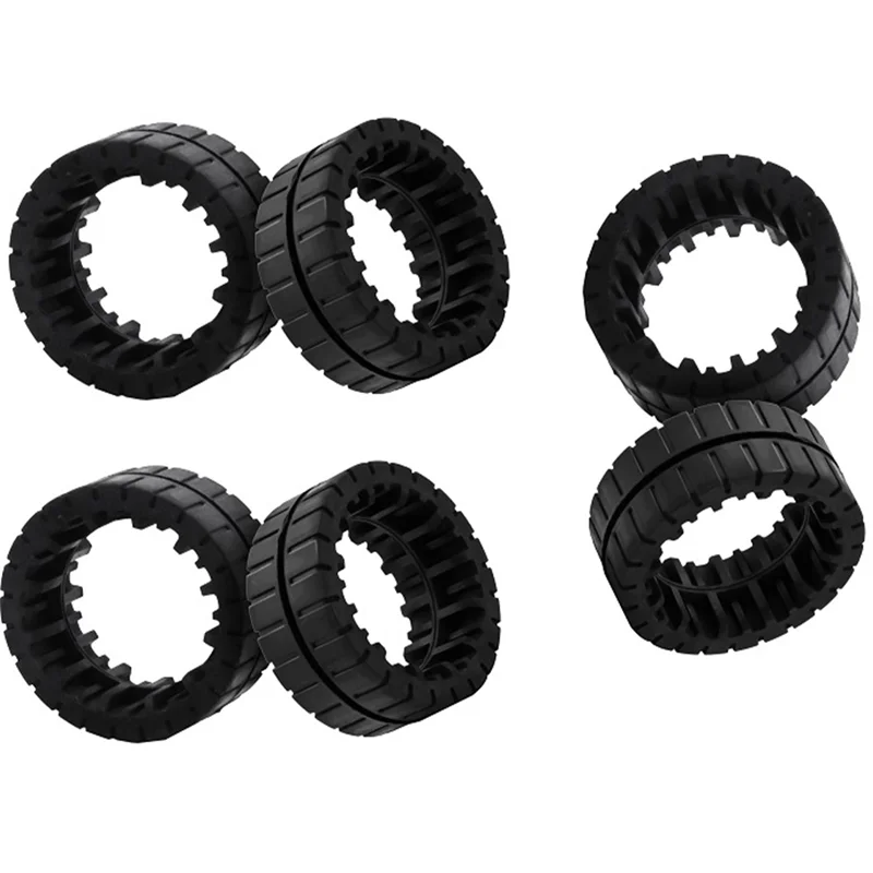 6 pezzi pneumatici per ruote per Irobot Braava Jet M6 (6110, 6012) parti di ricambio per aspirapolvere pneumatici per ruote di ricambio antiscivolo