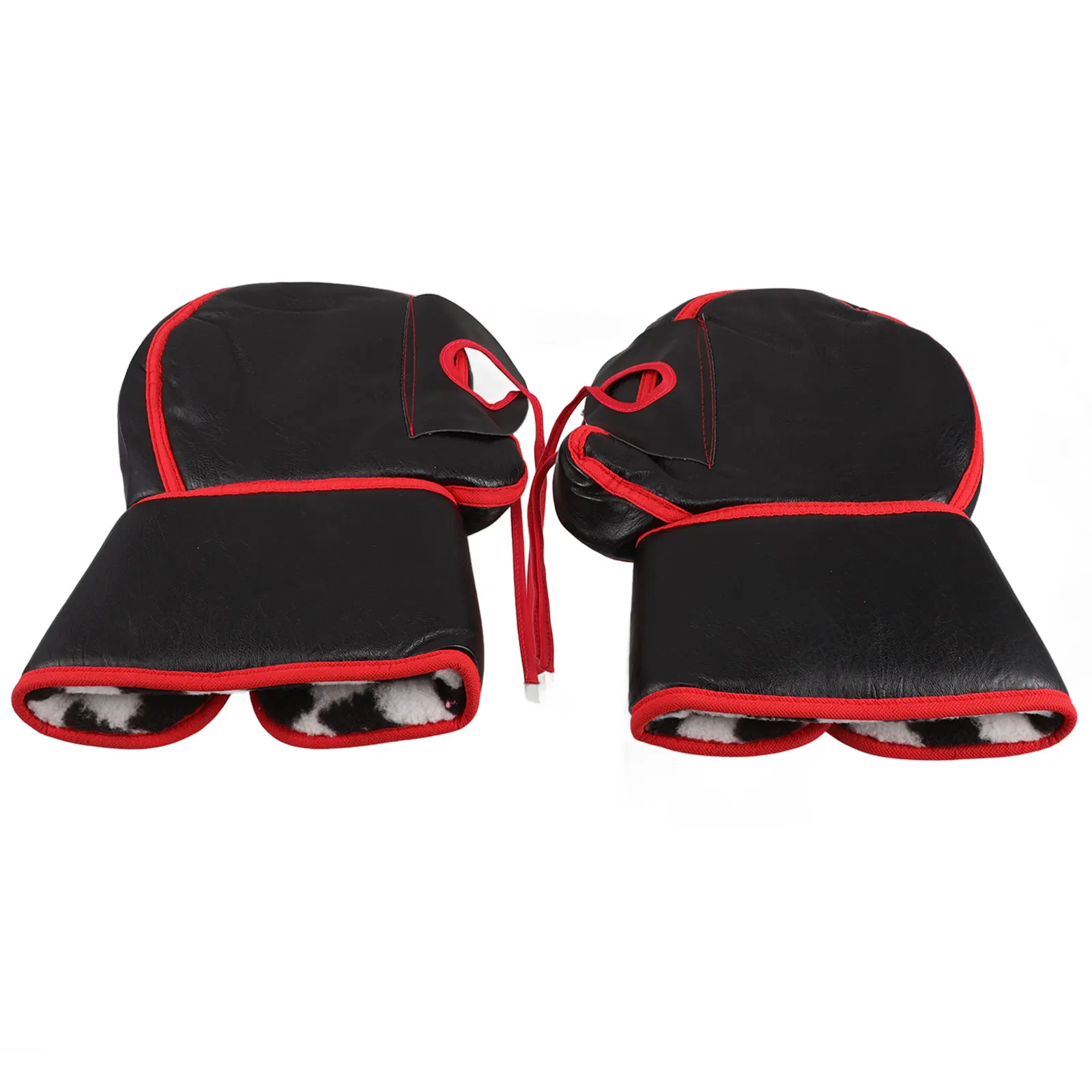 

Thickened Warm Windproof Rainproof Motorcycle Handlebar Gloves For Electric Bike Tricycle Riders Antislip Design Comfortable Atv