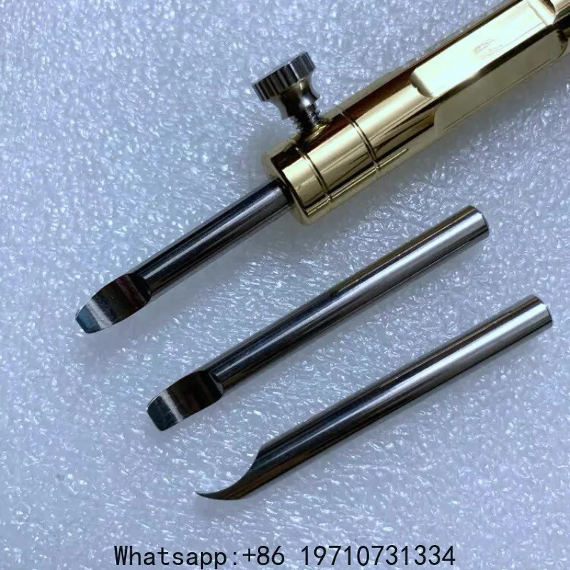 Copper handle pry knife for watch case back removal all steel tool