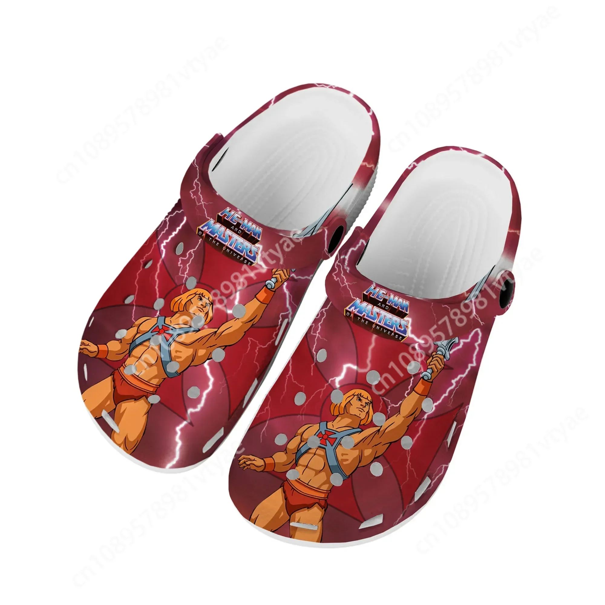 

Cartoon He-Man Masters Of The Universe Home Clogs Custom Water Shoes Mens Womens Teenager Shoe Garden Clog Beach Hole Slippers