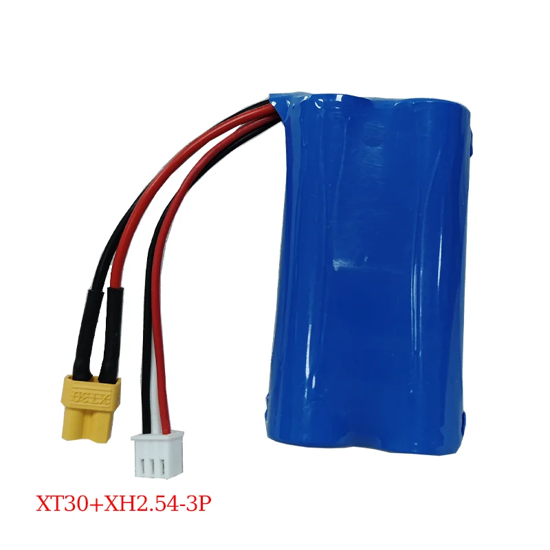 18650 7.4V 3500mAh XH2.54-3P T-type/XT60/XT30/SM Plug Electric Toys/car Truck Toys Rechargeable Battery Pack