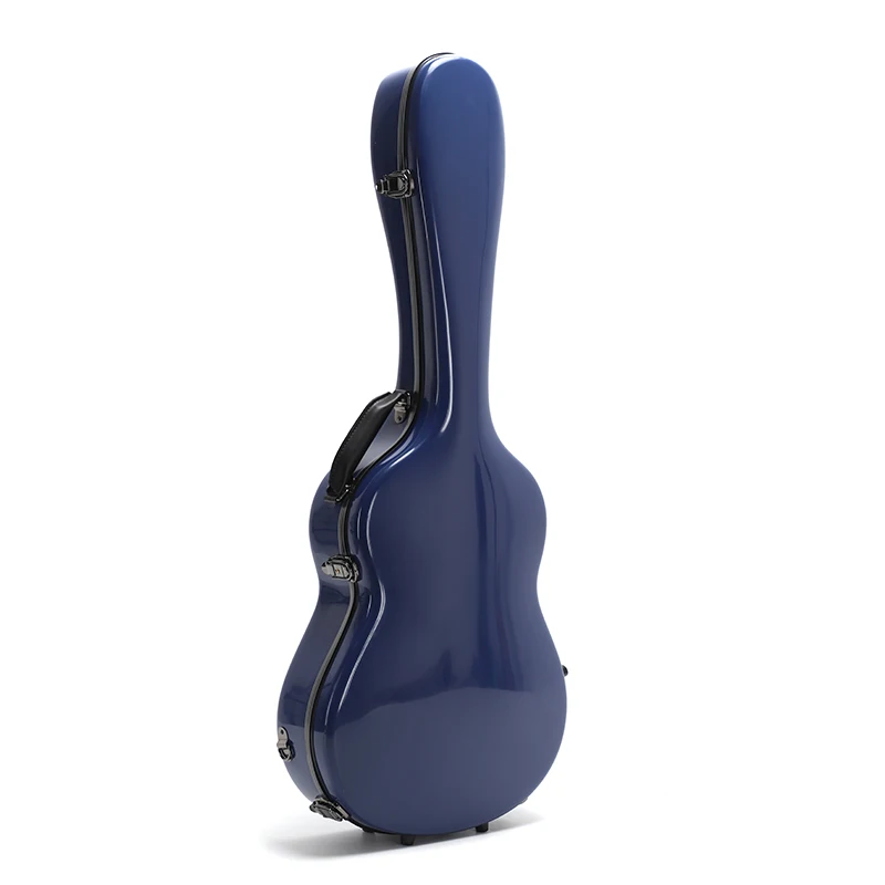 

Hooqu Good Quality Fashion Fiberglass Guitar Case For Sale Multi-color Waterproof Gel Coat Classical Guitar Protection Case