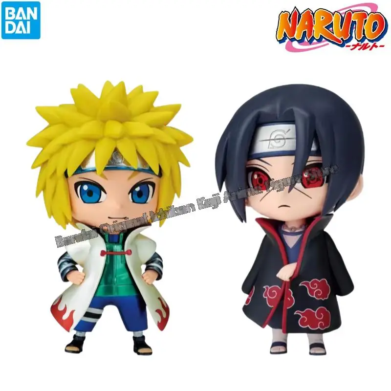 

В наличии Модель Куклы Bandai Совершенно новая в штучной упаковке Наруто Учиха Итачи Намикадзе Минато Персонажи аниме Гаражный комплект Фигурка Статуя