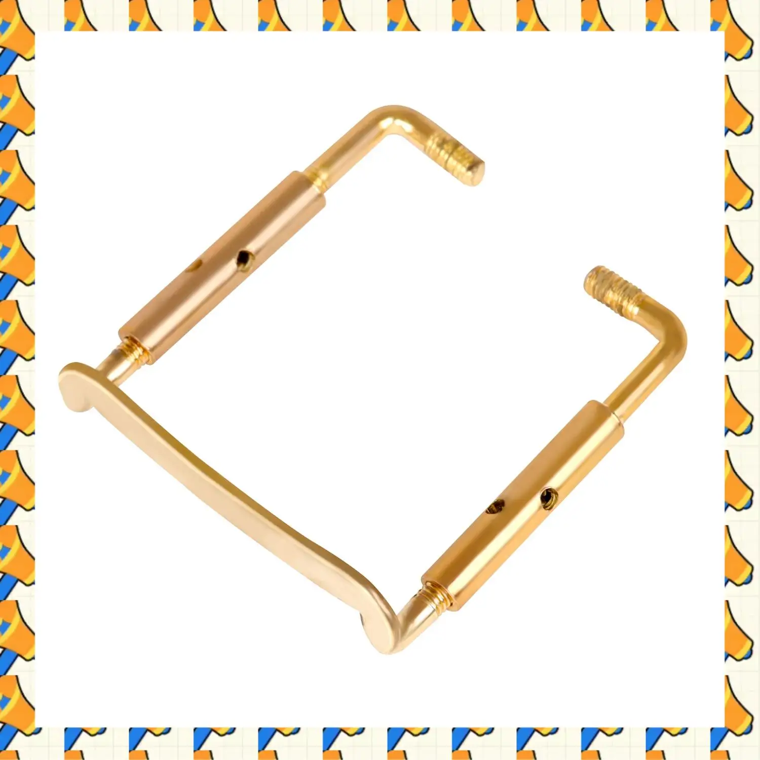 

ABYB 4/4 Violin Parts,Jujube Wood Violin Chin Rest Chinrest With Tuning Peg Tailpiece Endpin Violin Accessory