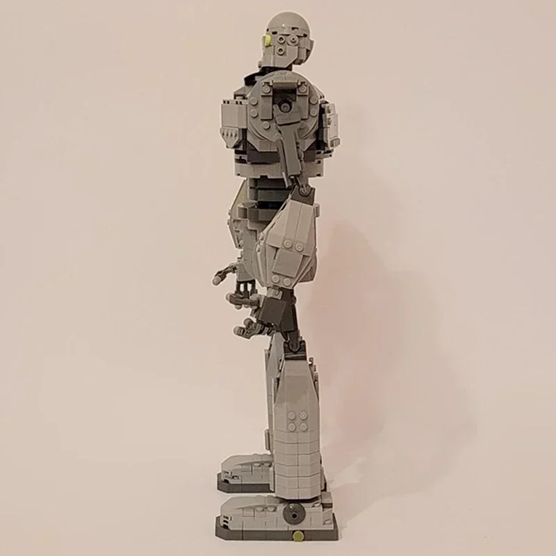 Moc อาคารอิฐภาพยนตร์ที่มีชื่อเสียงรุ่น Iron Giant ทหารเทคโนโลยี Modular Blocks ของขวัญของเล่นคริสต์มาส DIY ชุดประกอบ