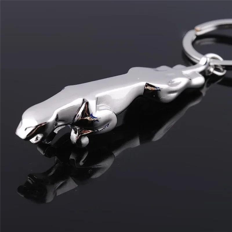 NEW Fashion Car Auto Logo Jaguar Keychain Stylish Alloy Leopard