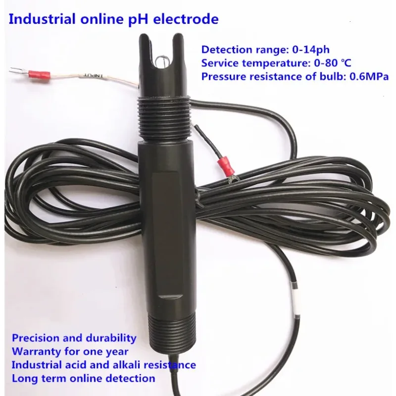 

Industrial online pH electrode industrial online ORP electrode high temperature pH probe、meter probe、electrode