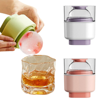 Large Round Shape Ice Mold Silicone Ice Ball Maker Mold Whiskey Ice Cubes Mould Bar Ice Maker Home DIY Cold Drink Accessories