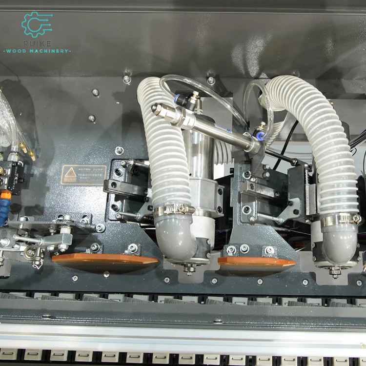 WANJIA 210 Silent Style High Speed Automatic Edge Banding Machine with Edge Banding, Trimming , Buffing and End Cutting