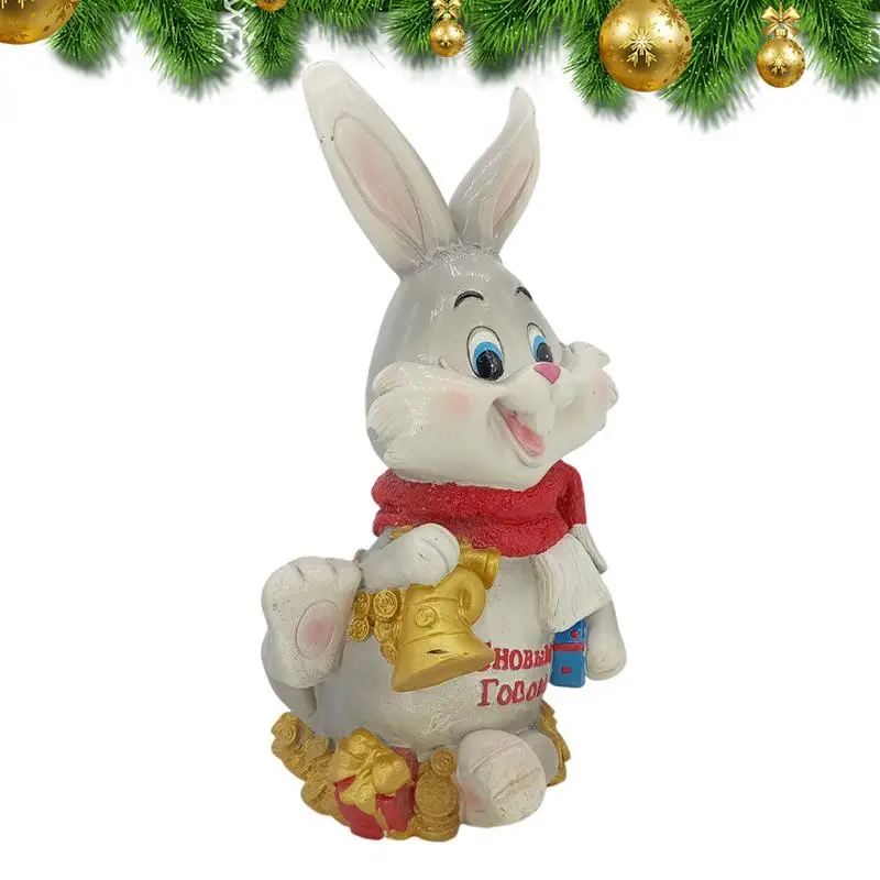 

Coin Bank Ornaments Bell Bunny Money Box Christmas Reusable Coin Bank Decorative Creative Christmas Decor Unbreakable Money Bank