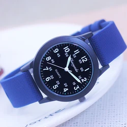 2026 New Style Clear Digital Band Watch for Boys and Girls, Student Quartz Waterproof Fashion Quartz Watch