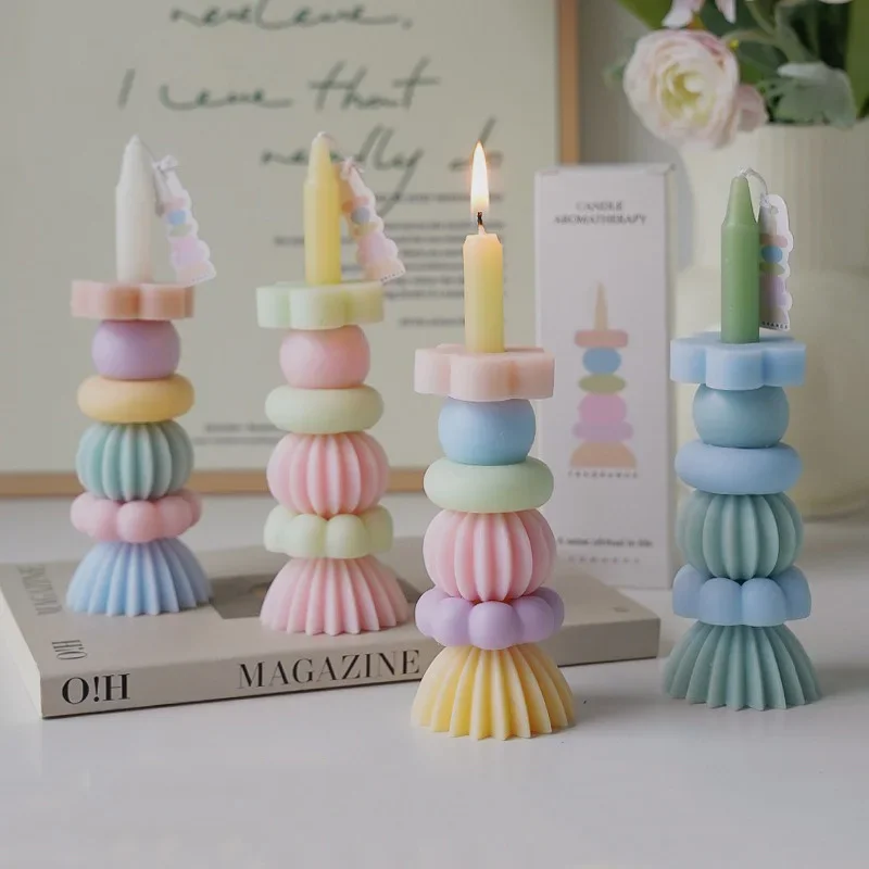 DIY Long Rod Candle Scented Candle Aromatherapy Soy Wax Candles Wedding Birthday Candle Party Home Decoration