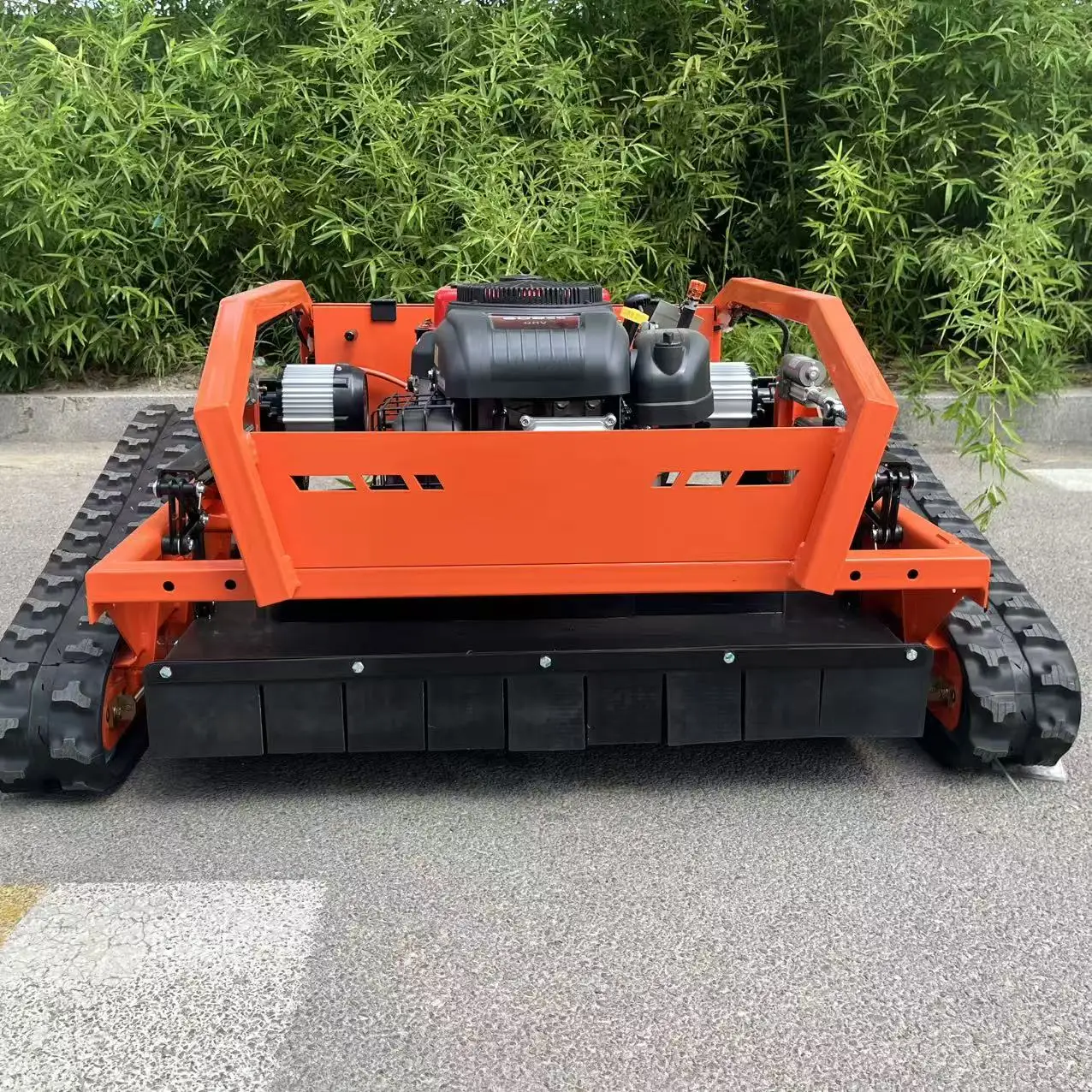 

«Робот-косилка для газона: 4000» ㎡ /h Высокоэффективное кошение, высокая мощность 608CC, двойные лезвия и кнопка аварийной остановкиВысокая эффективность"