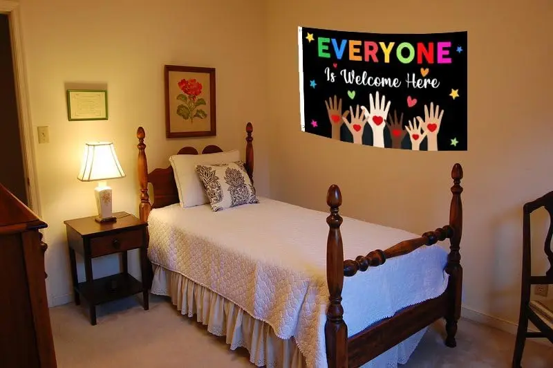 Flagicts 100% Polyester Everyone Is Welcome Here Idaho Teacher Flag