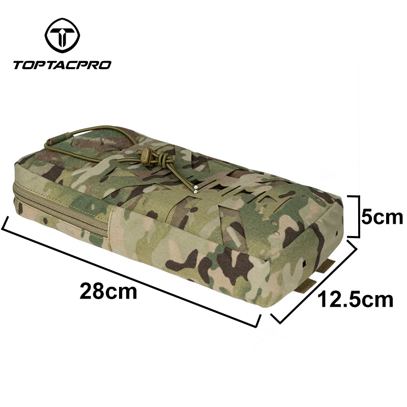 Imagem -03 - Toptacpro-bolsa de Hidratação Tática com Bolsa de Água Interna Corte a Laser Molle 8504