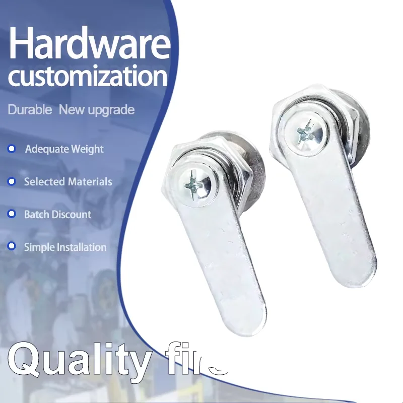 

Zinc Alloy Convex Locks for Industrial Equipment Cabinets Distribution Electrical Boxes - Security Latches for Enclosure