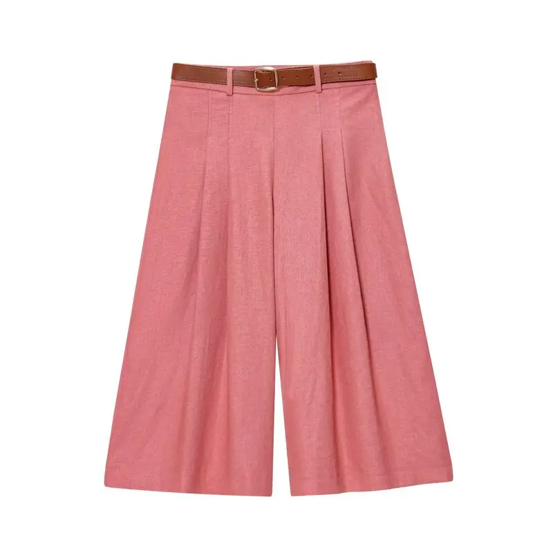 

Повседневный жилет Lin длиной до пола с поясом. Длинный комплект из двух предметов. Женский модный летний наряд. Дизайн со скрытыми пуговицами.