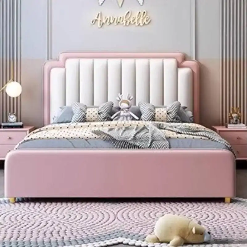 Decoration Storage Kids Beds Safety Europe Cheap Wooden Custom Kids Beds Single Design Modern Letto Bambini Furniture Home