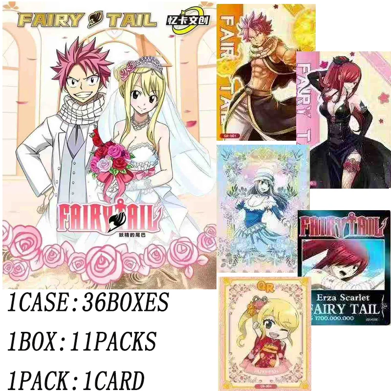 

Оптовая продажа, коллекционные карты аниме Fairy Tail, оригинальный художественный коллекционный игровой подарочный набор для коллекции фанатов