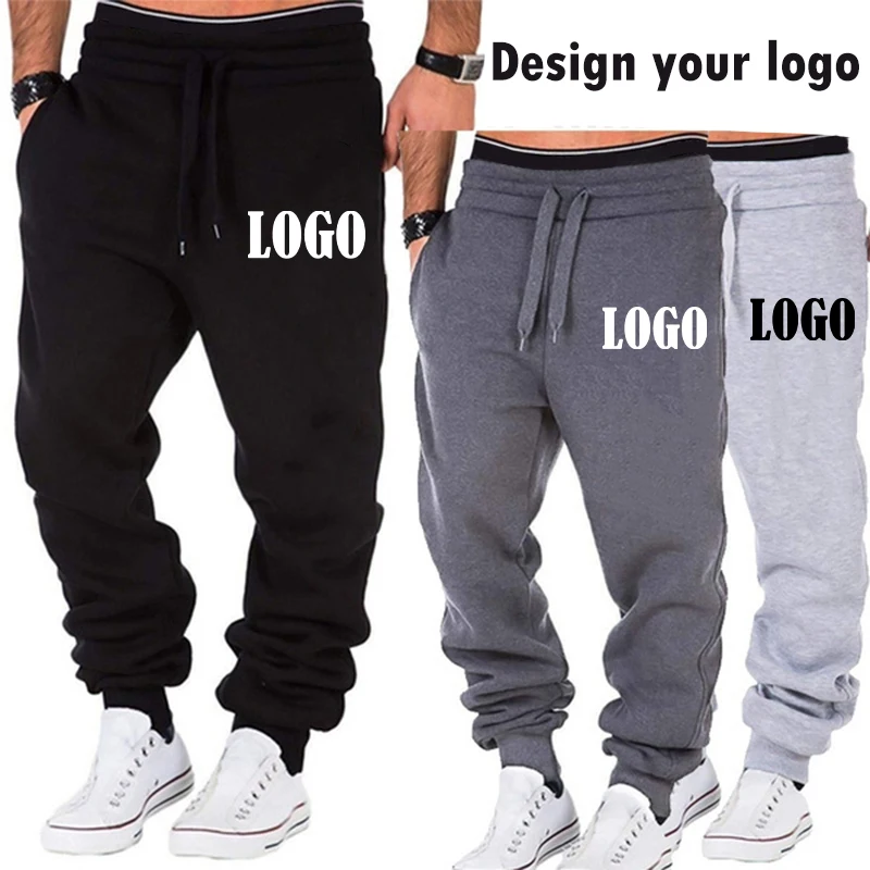 

Customized Men Sweat Pants Jogging Pants Casual Sports Fitness Jogger Pants Sweatpants Belted pants