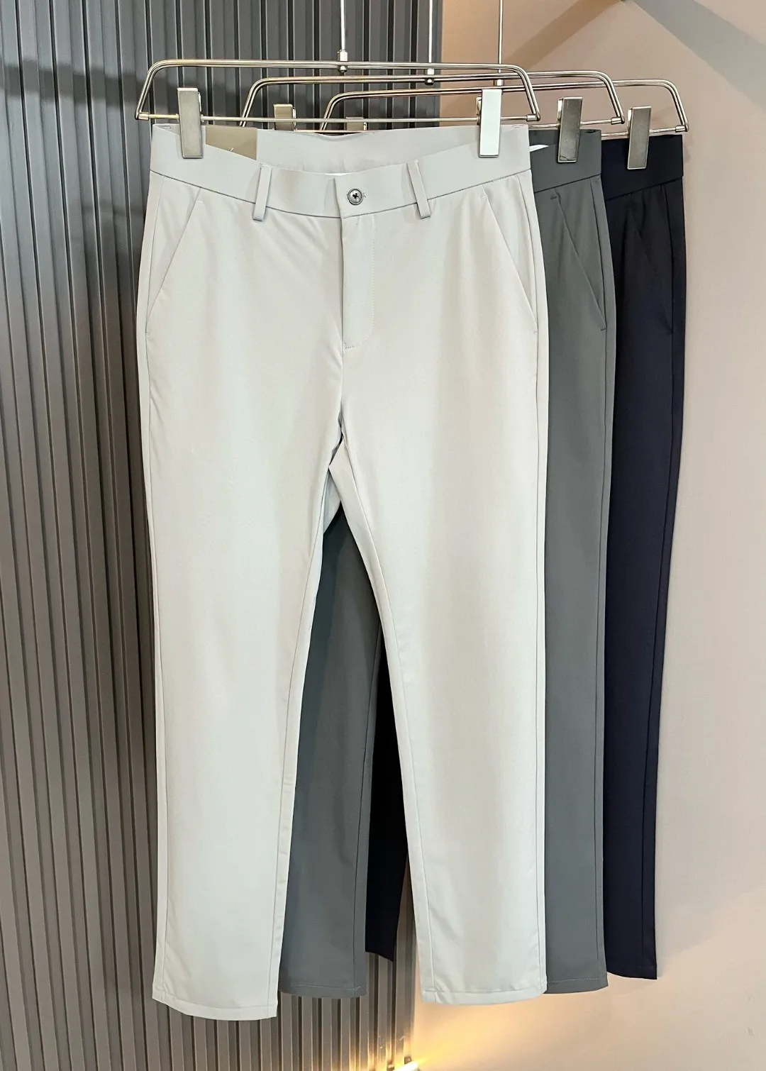 

LP Italian 25ss thin slim fit small straight casual trousers