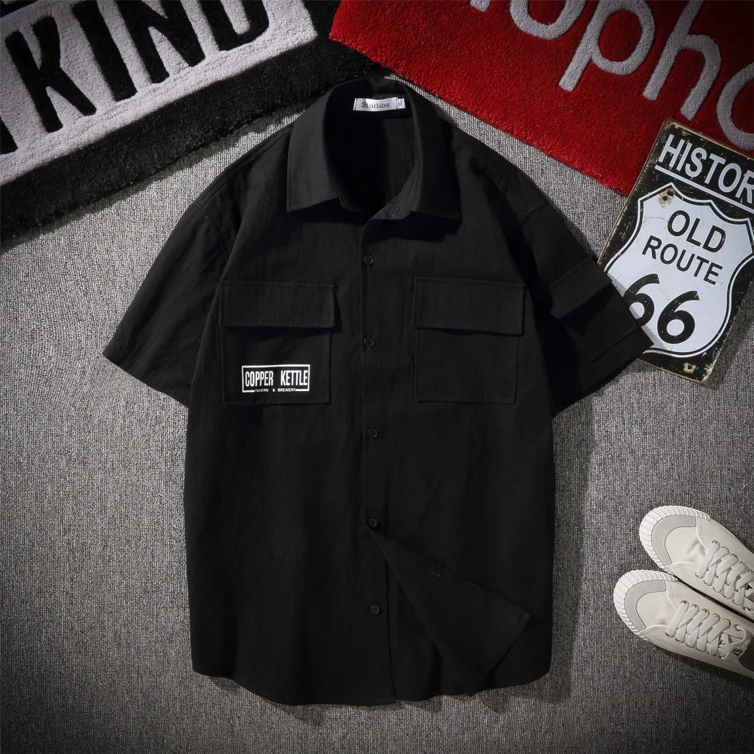 Camisa de manga corta para hombre, ropa elegante, lisa, Original, informal, de lujo, de alta calidad, novedad de verano