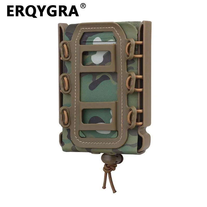 

ERQYGRA Tactical 5.56/7.62 Scorpion Softshell Mag Pouch Shooting Molle System Paintball Accessories Hunting Airsoft Equipment