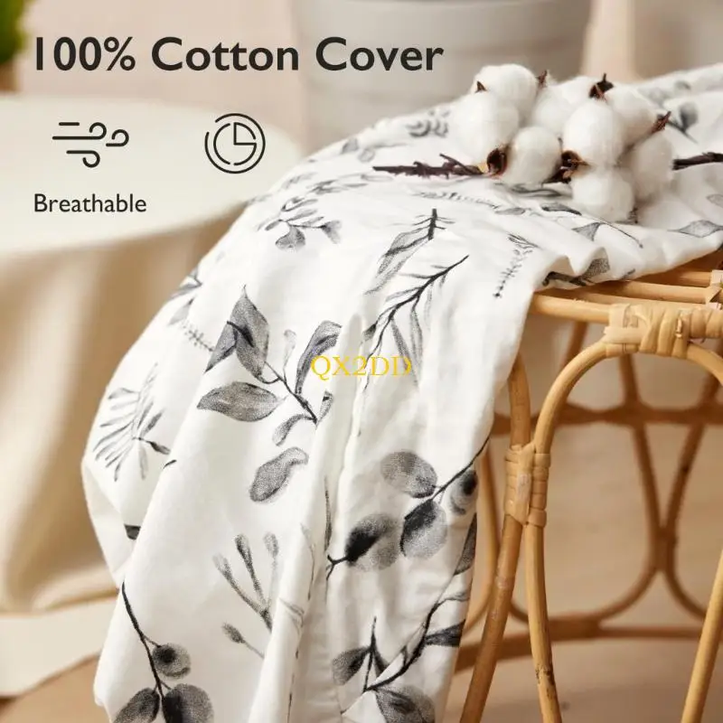 QX2D Removable & Washable Nursing Pillow Slipcover for Mom Feeding Lovely Pattern