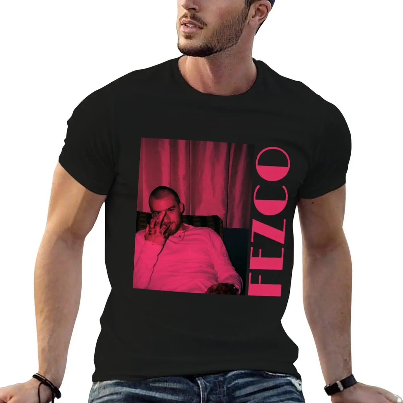 Angus Cloud, Fezco Euphoria, Fezco Tee, Fezco Photo, Euphoria T-Shirt T-shirt à imprimé lettres tendance