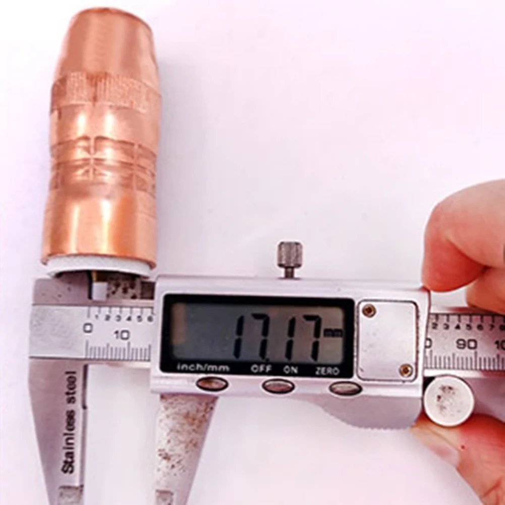 

5 сопел N5818C для больших горелок Centerfire 58 18, подходят для газовых систем Bernard MIG BTB и систем Clean Air