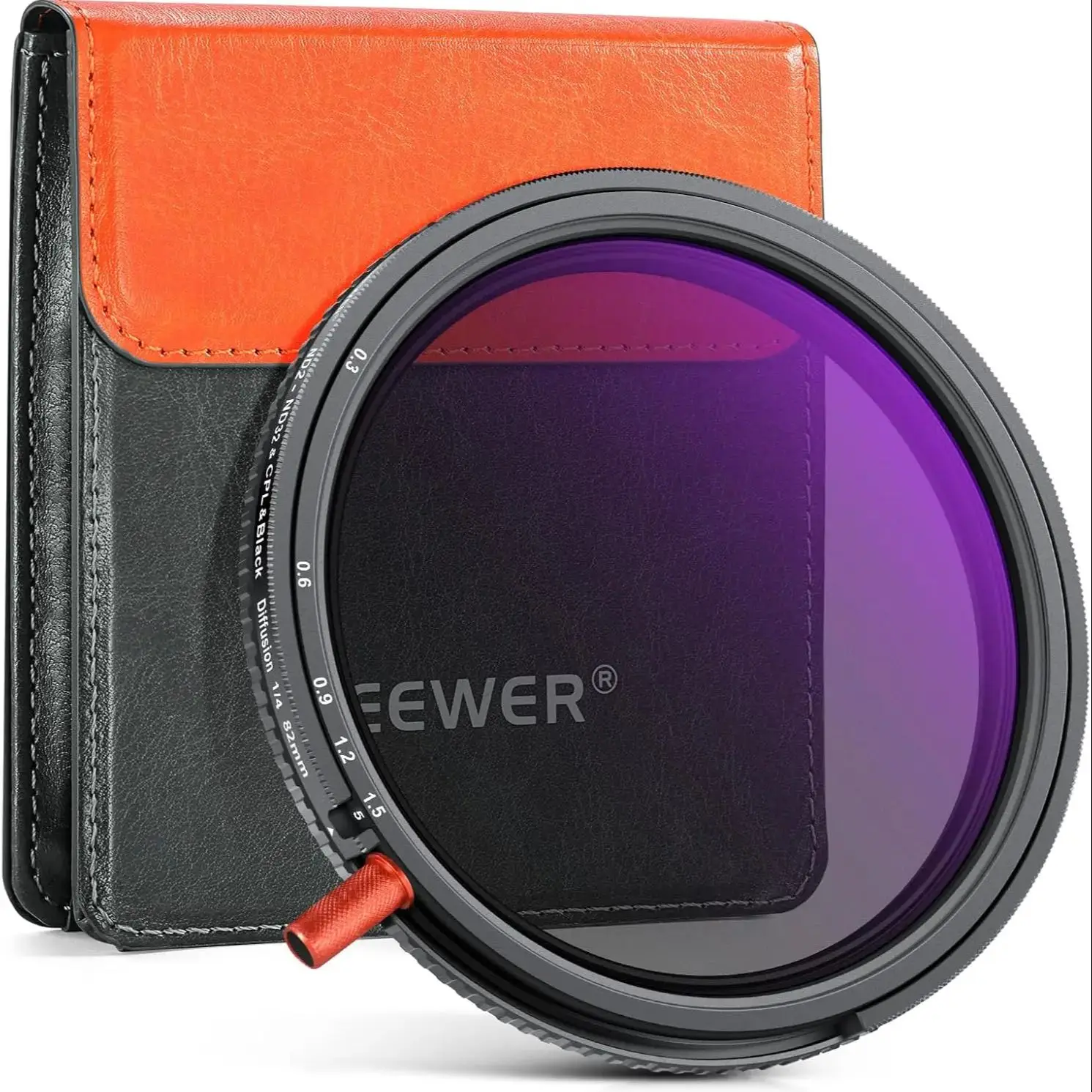 NEEWER 3 w 1 Filtr ND z Regulacją + CPL + Dyfuzor Czarny 1/4, ND2-32, Filtr Neutral Density do Obiektywu Aparatu, Okrągły Filtr Polaryzacyjny, Szkło HD — zdjęcie produktu 7