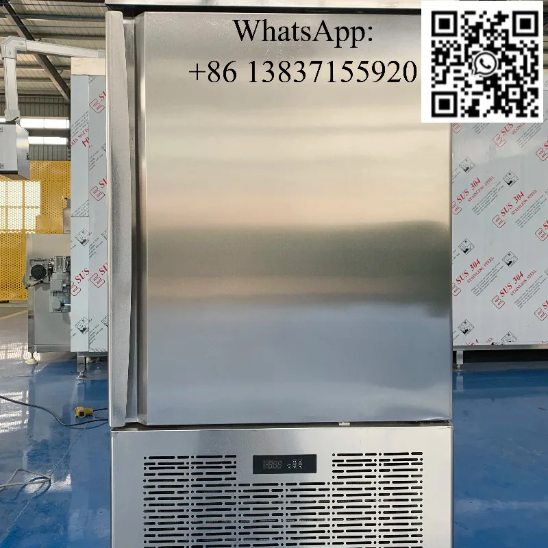 Customized Air Blasting Cabinet of IQF Ultra Froze Vegetables, Seafood, Pasta, Etc Commercial Flash Blast Freezer