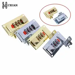 1kit Password Lock Latch Silver Coded Lock 65mm*29mm Retro Vintage Jewelry Wooden Box Gift Case Luggage Suitcase Chest Hardware