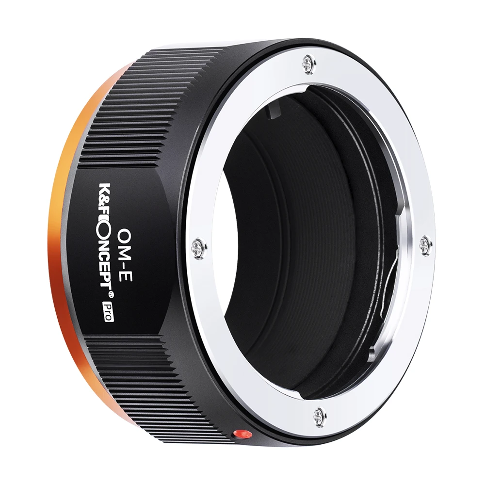 K&F Concept OM to NEX Camera Lens Adapter Hight-precision Lens Ring anual Lens Mount Adapter Compatible with Olympus Zuiko OM