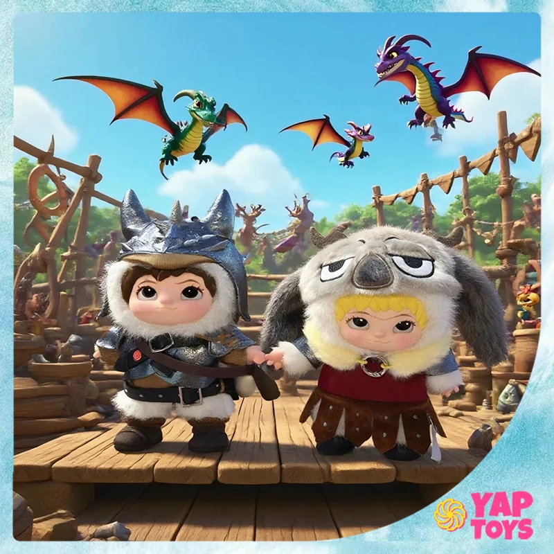 

2025 Original How To Train Your Dragon Anime Figure Toothless Wakuku Series First Generation Trendy Toys Anime Peripherals Gifts