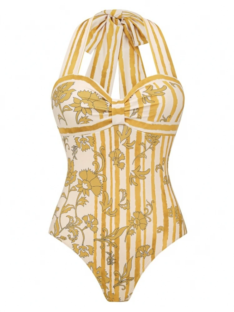 New High Waist Sexy Swimsuit Women Summer Bathing Suit Bikini Set Sleeveless Swimwear Women Beach Swimming Suit For Female