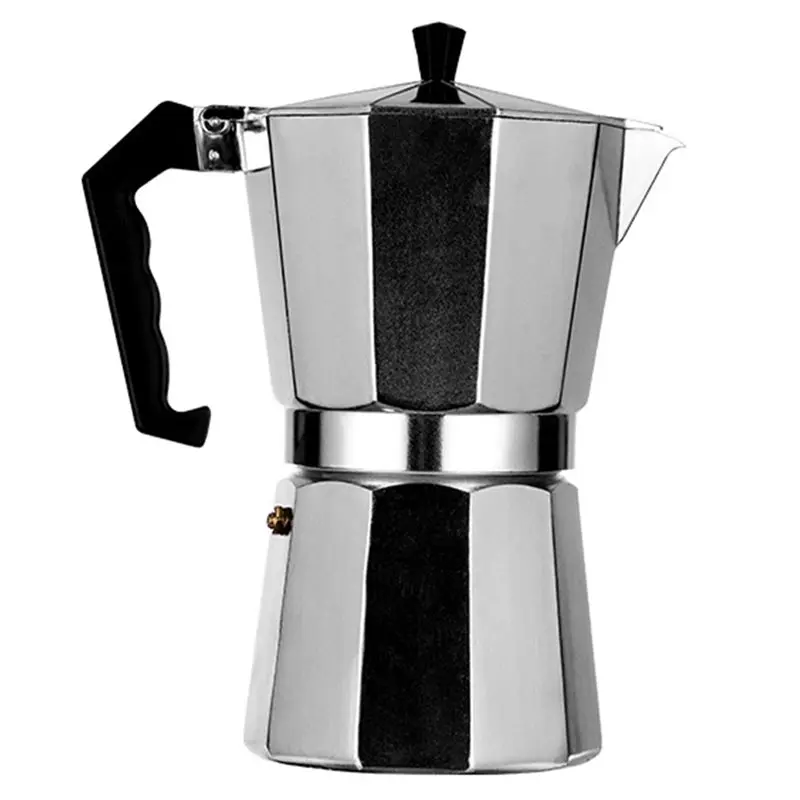 

【ПОСЛЕДНИЙ ШАНС】Домашняя кофеварка, алюминиевая кофеварка Мока, кофемашина для эспрессо, компактный восьмиугольный дизайн для офисного использования