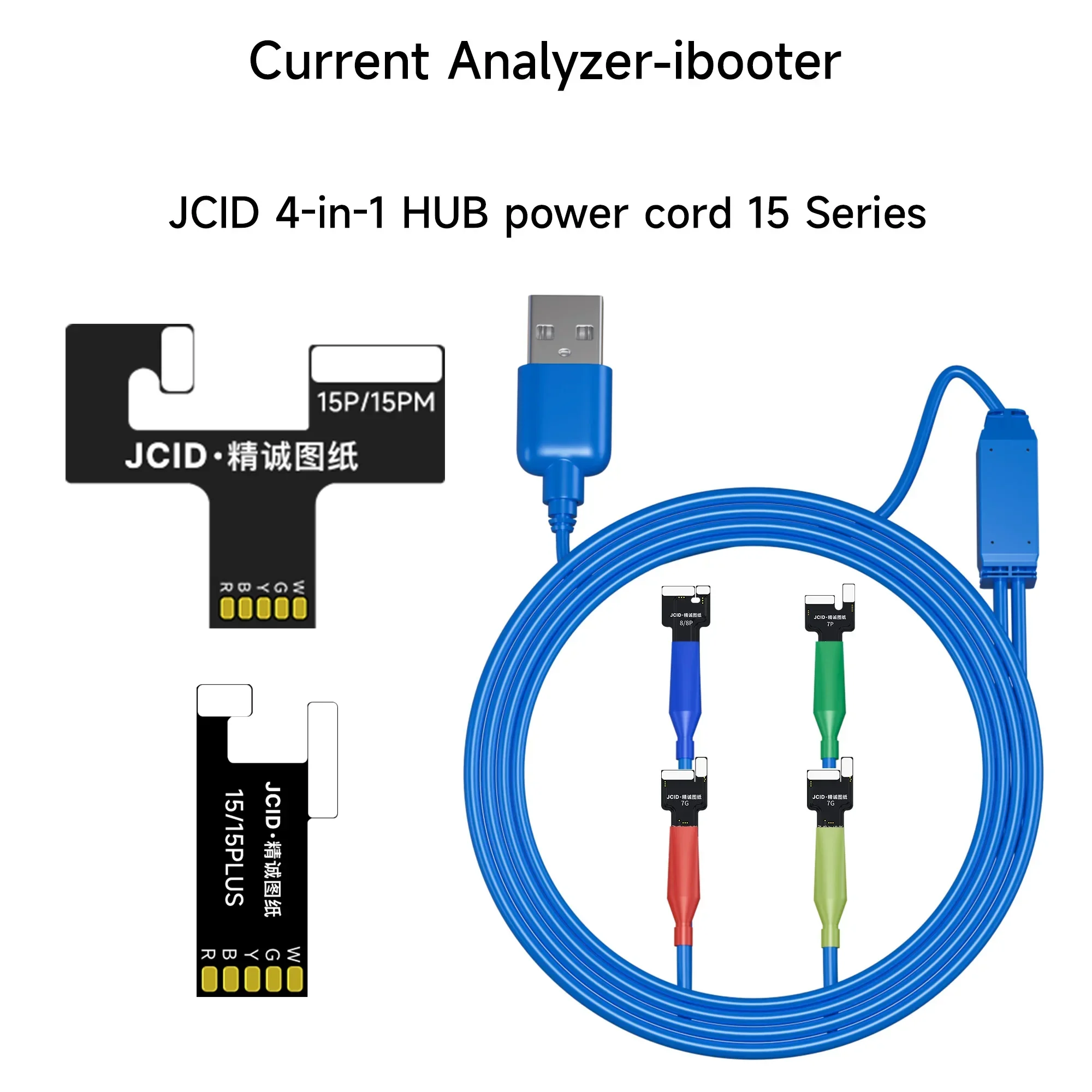 JC iBooter Precision Current Analyzer Fault Date Detector One Key Boot Voltage Real-time Monitor For Mobile Phone Repair Tools