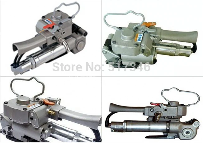 أداة ربط الربط البلاستيكية الهوائية PET/PP AQD-19 width13-19mm آلة تعبئة وتوين الكرتون