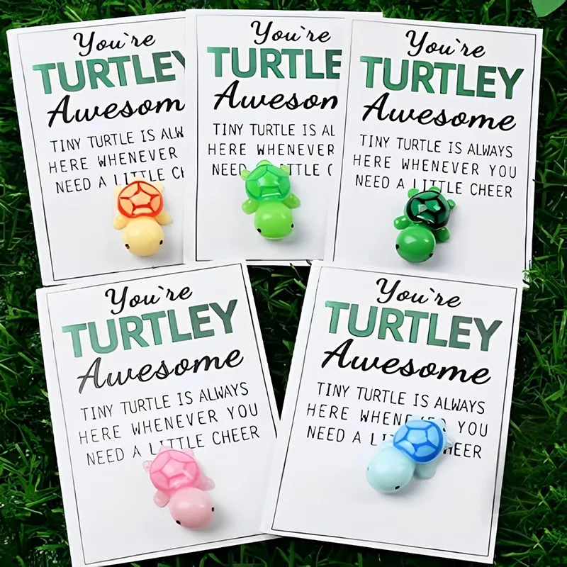 Mini Turtle Hug Cards with Inspirational 