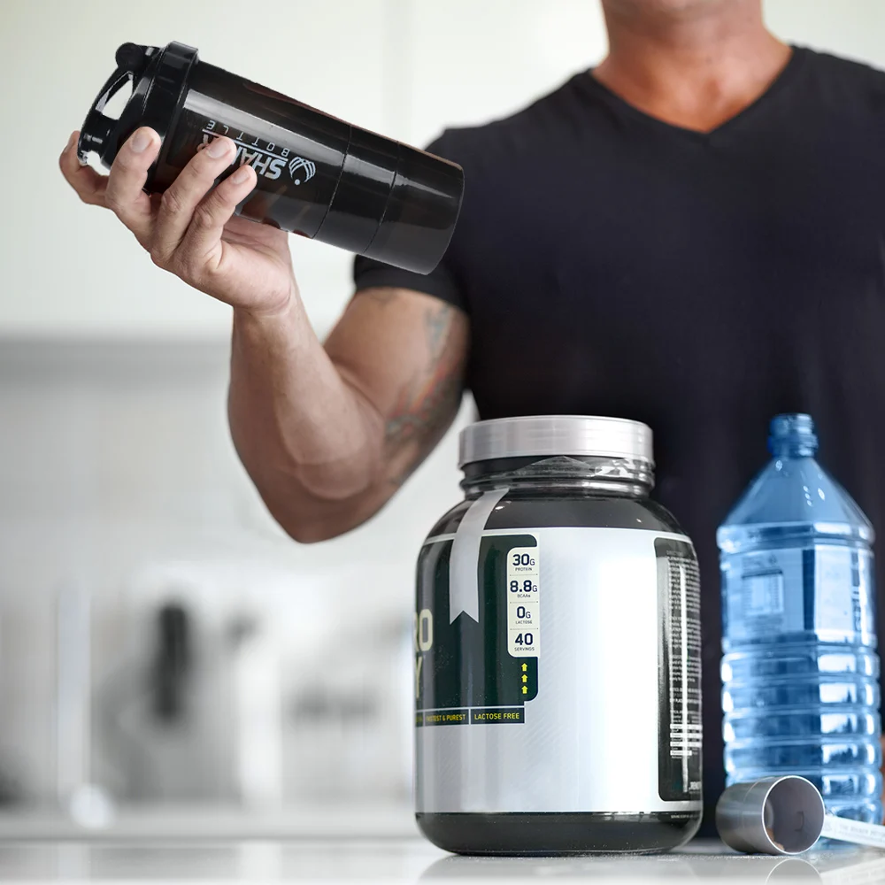 플라스틱 셰이커 컵 단백질 파우더 밀크 쉐이크 컵 160Oz/500Ml 스포츠 워터 컵 야외 체육관 사이클링 피트니스 러닝