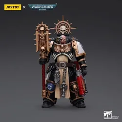 【Accessories】JOYTOY Warhammer 40K 1/18 Ultramarines Chaplain Indomitus Action Figure 3.75inch Figurine Model Toy for Collection