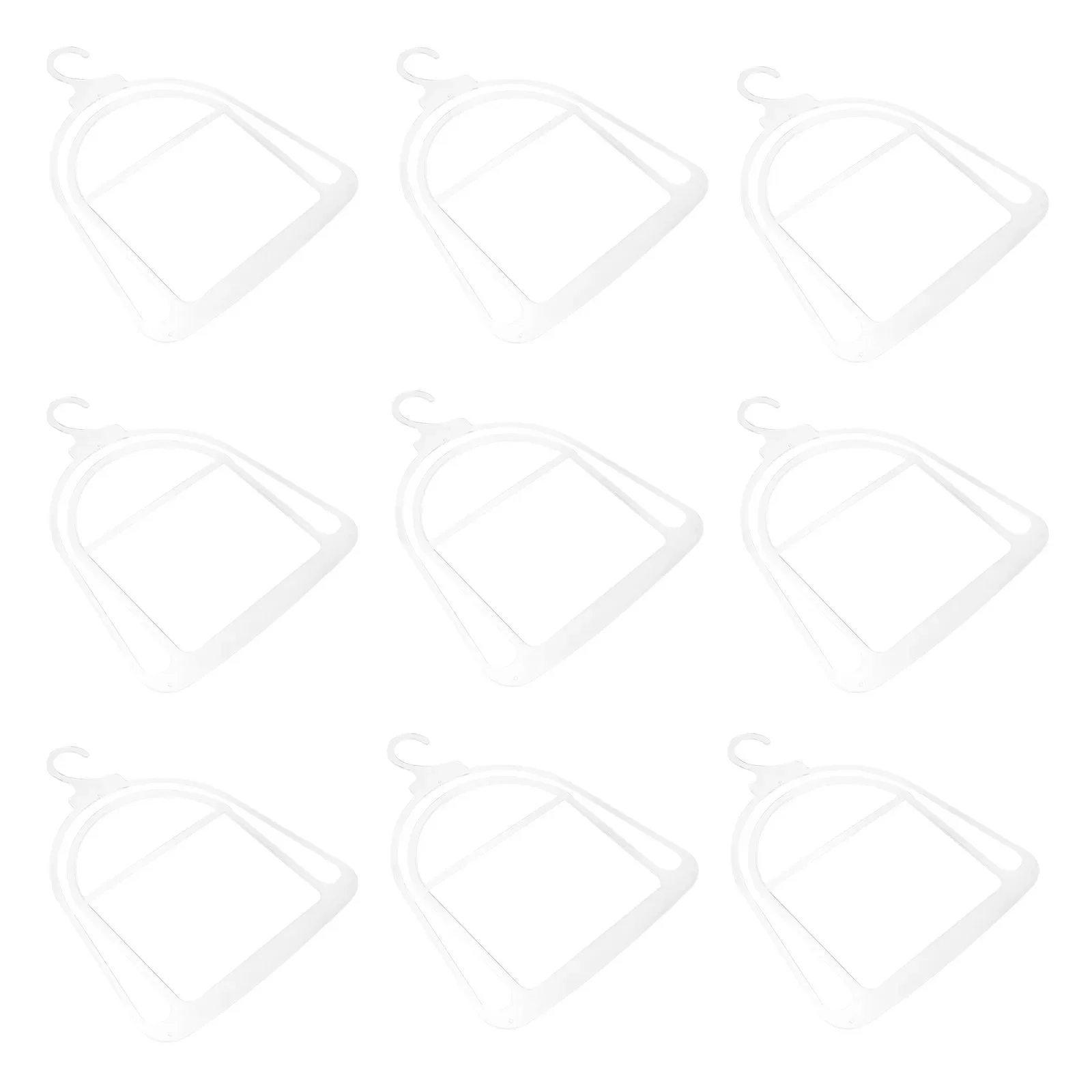 yes10Pcs Plastic Hat Hanger Smooth Surface Beanie Organizer Hat Storage for Closet Use Closet Organizers Beanie Organizer